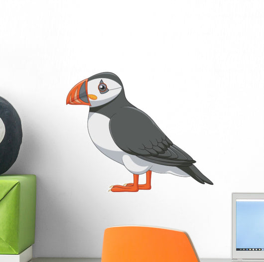 Cartoon Puffin Wall Decal