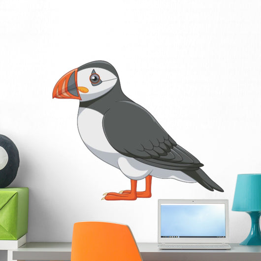 Cartoon Puffin Wall Decal