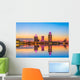 Mobile Alabama USA Skyline Wall Decal