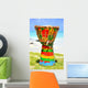 Djembe Color Wall Decal Design 2
