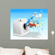 Crazy Washing Machine Wall Mural