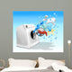 Crazy Washing Machine Wall Mural