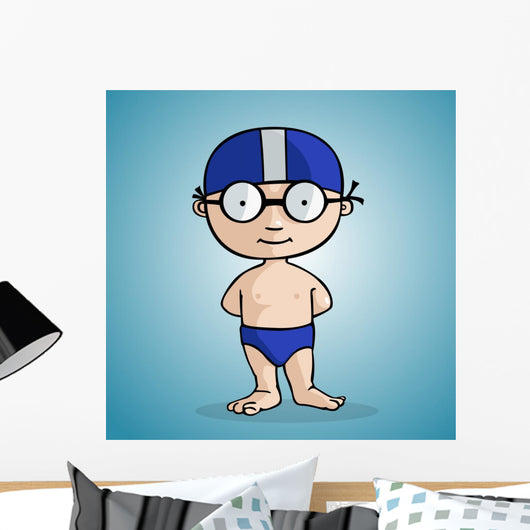 Swimmer Wall Mural