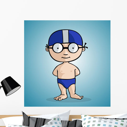 Swimmer Wall Mural