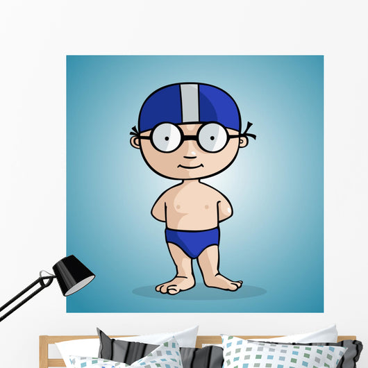 Swimmer Wall Mural