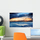 Orange and Blue Sky Wall Decal