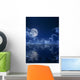 Night Full Moon Wall Decal Design 2