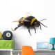 Crawling bumblebee Wall Decal