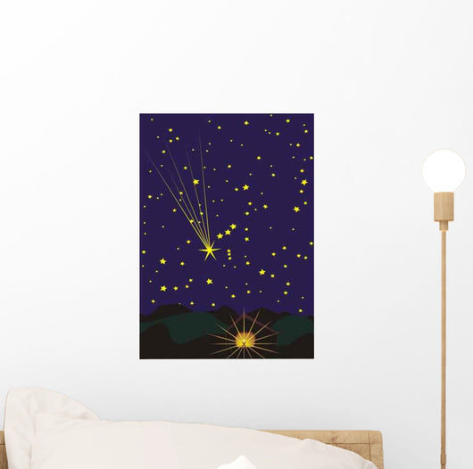 Star over Bethlehem Wall Mural
