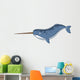 Cartoon Narwhal Wall Decal