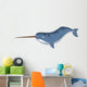 Cartoon Narwhal Wall Decal