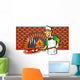 pizzaiolo devant son four Wall Decal