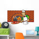 pizzaiolo devant son four Wall Decal