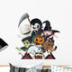 Kids Cartoon Halloween Monsters Wall Decal