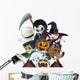 Kids Cartoon Halloween Monsters Wall Decal
