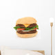 Beef Burger over White Wall Decal