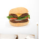 Beef Burger over White Wall Decal