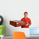 pizza man & thermal bag Wall Decal