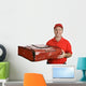 pizza man & thermal bag Wall Decal