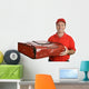 pizza man & thermal bag Wall Decal