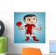 Ping Pong player Wall Mural