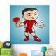 Ping Pong player Wall Mural