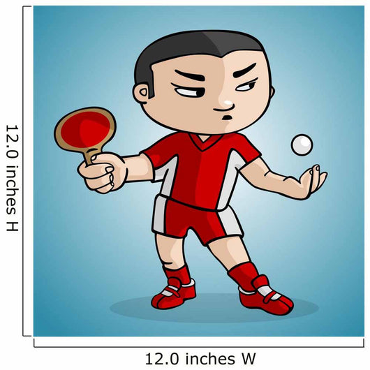 Ping Pong player Wall Mural