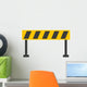 Barrier Traffic Equipment Warning Wall Decal