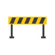 Barrier Traffic Equipment Warning Wall Decal
