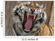 Snarling tiger Wall Mural