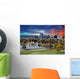 Denver Skyline and Mountains Wall Decal