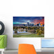 Denver Skyline and Mountains Wall Decal
