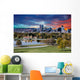 Denver Skyline and Mountains Wall Decal