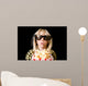 Young Girl at 3-D Movie Wall Mural