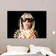 Young Girl at 3-D Movie Wall Mural