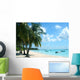 Palm Trees and Boats Wall Decal