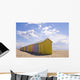 Cabins from Beach Berck-sur-mer Wall Decal Design 2