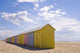 Cabins from Beach Berck-sur-mer Wall Decal Design 2