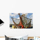 Netze Auf Fischerboot Wall Decal