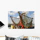 Netze Auf Fischerboot Wall Decal