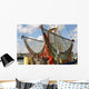 Netze Auf Fischerboot Wall Decal