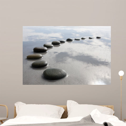 stepping stones Wall Mural