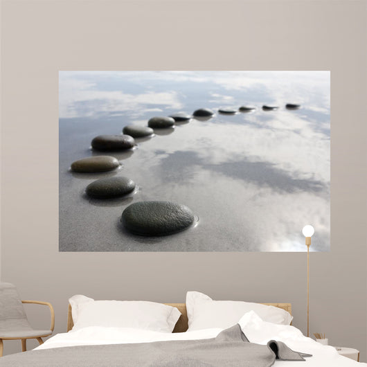 stepping stones Wall Mural