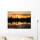 Sunset Pond Wall Decal