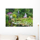 Peaceful Garden Pond Wall Mural
