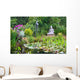 Peaceful Garden Pond Wall Mural
