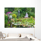 Peaceful Garden Pond Wall Mural