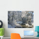 Winter im Auwald Wall Mural