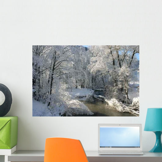 Winter im Auwald Wall Decal Design 2