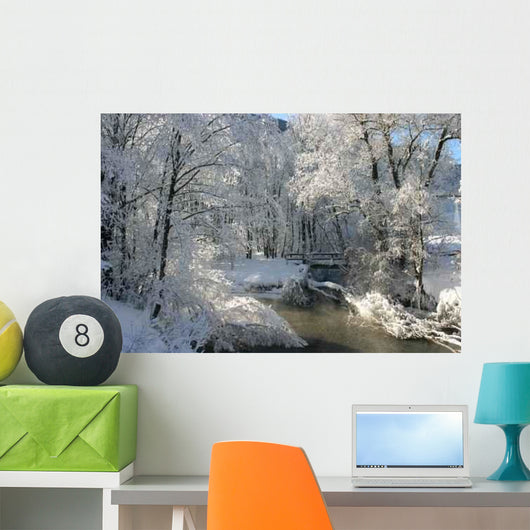 Winter im Auwald Wall Decal Design 2
